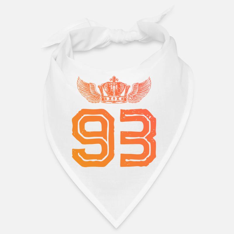 93 Number crown Bandana