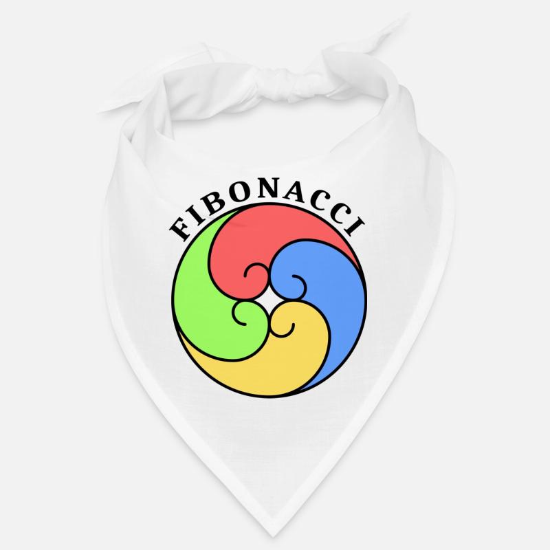 Fibonacci - Bandana - Weiß