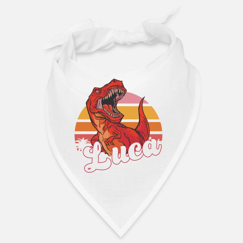 LUCA - Beau nom de garçon avec T-REX Dino Bandana