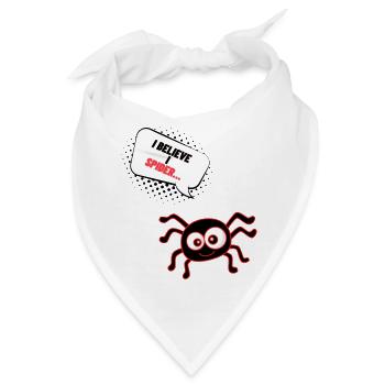 I believe I spider - Bandana - Weiß - Vorne