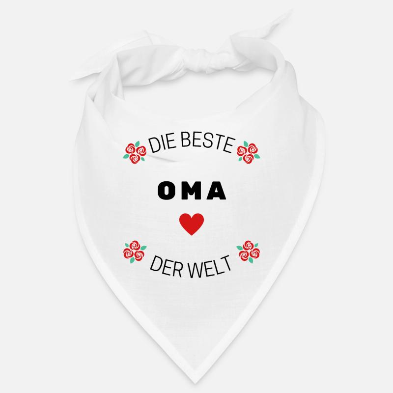 Die Beste Oma der Welt. - Bandana - Weiß