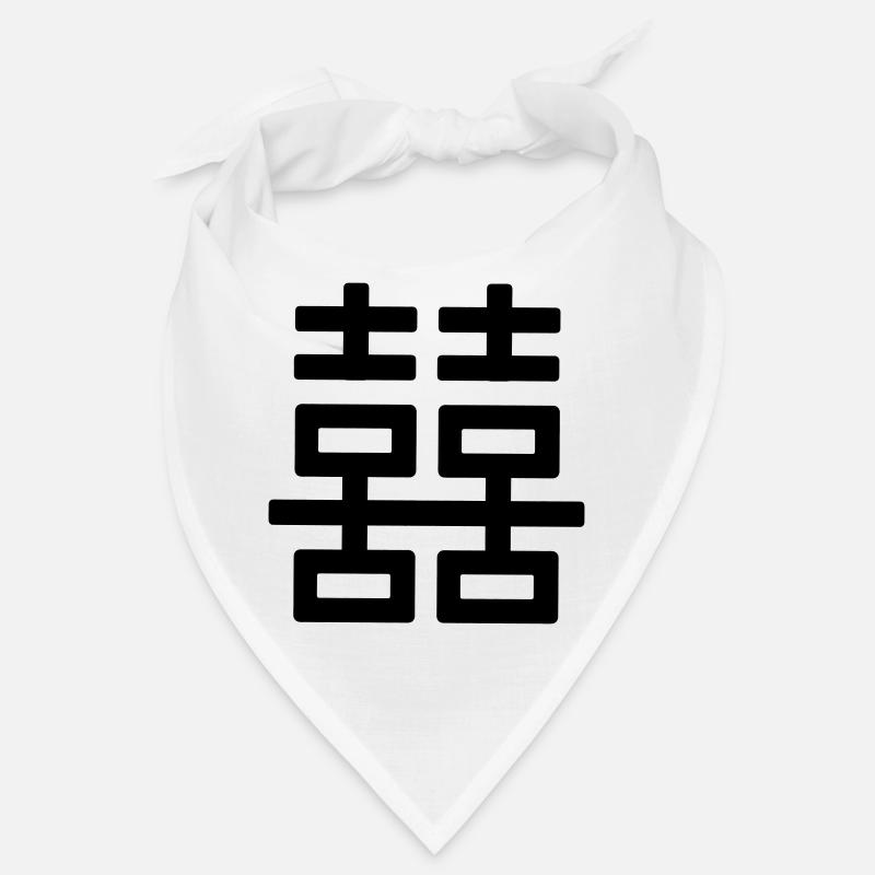 Doppeltes Glückslogo Bandana