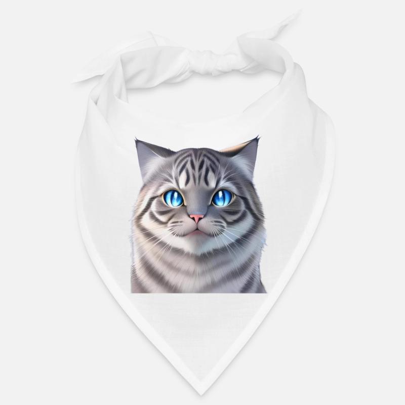 Le chat blanc Bandana