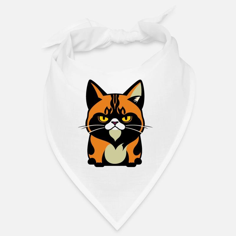Cat - Bandana - white
