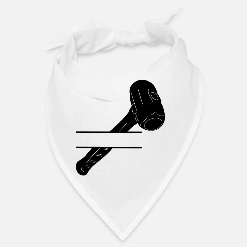 Hammermonogramm zum Abbruch Bandana