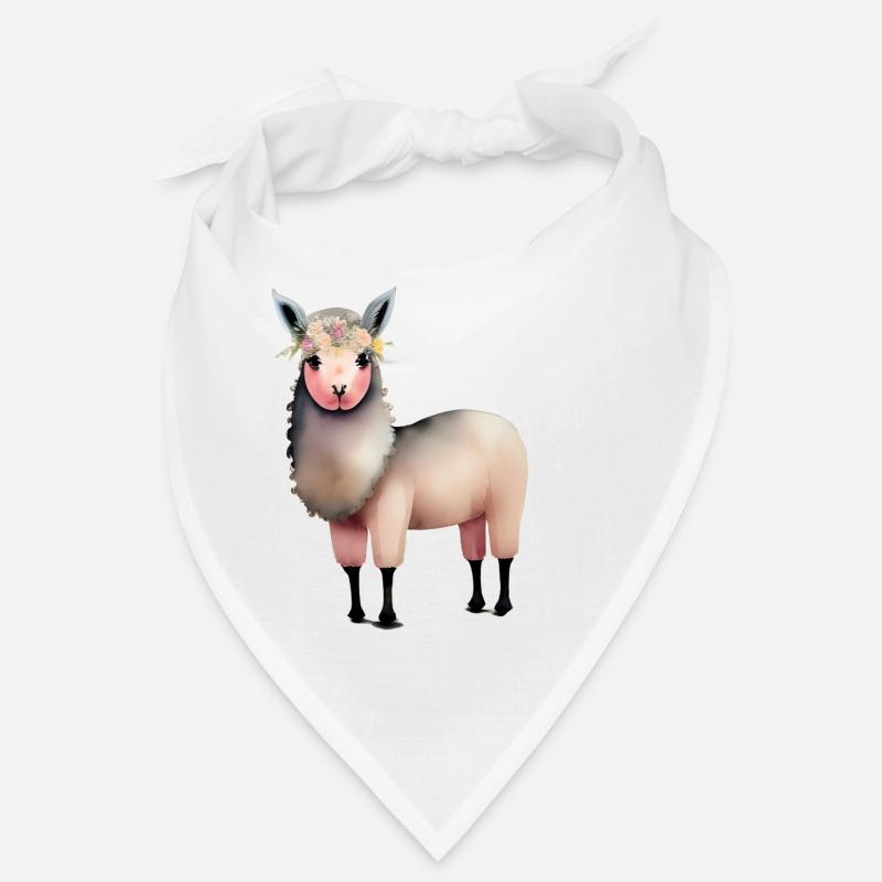 niedliches Lama Bandana