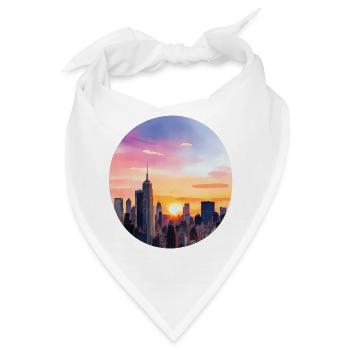 Skyline - Bandana - Weiß - Vorne