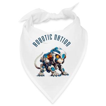 Roboter-Nation 4 - Bandana - Weiß - Vorne