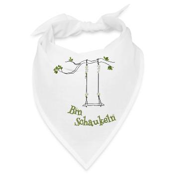 Bin schaukeln schwarz - Bandana - Weiß - Vorne