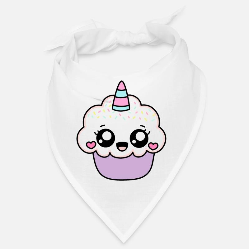 CUPCAKE LICORNE - Bandana - blanc