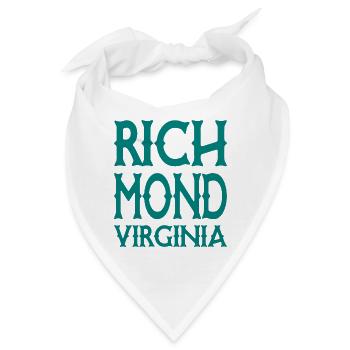 Richmond - Virginia - United States of America USA - Bandana - Weiß - Vorne