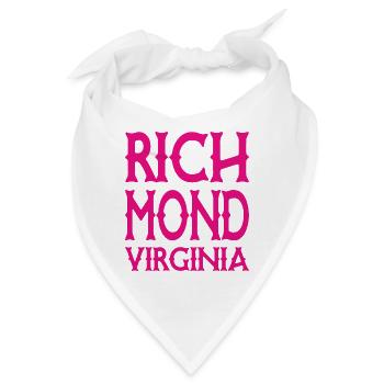 Richmond - Virginia - United States of America USA - Bandana - Weiß - Vorne