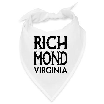 Richmond - Virginia - United States of America USA - Bandana - Weiß - Vorne