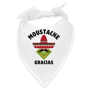 Mexiko, Mexiko, Sombréro, Mexikaner - Bandana - Weiß - Vorne