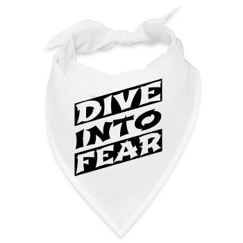 courage bungee jumping safety embracing courage - Bandana - Weiß - Vorne