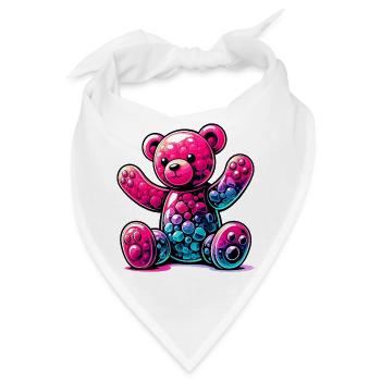 Bär - Bandana - Weiß - Vorne