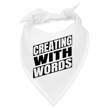 fiction writing literary arts - Bandana - Weiß - Vorne