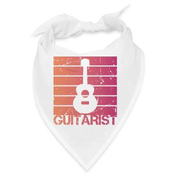 Gitarrist - Bandana - Weiß - Vorne