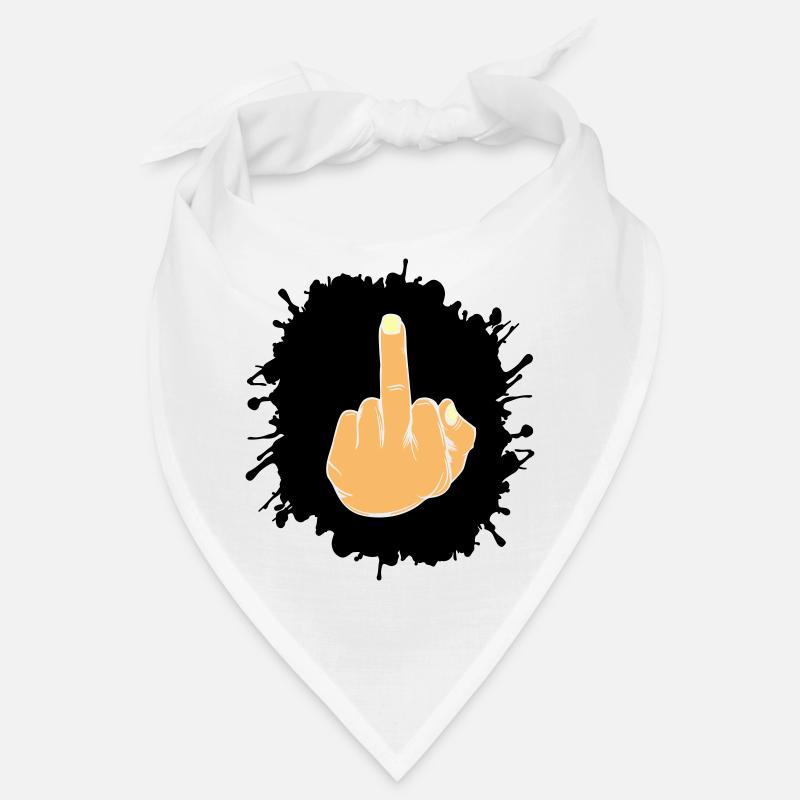 Splatter middle finger Bandana