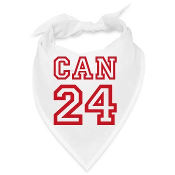 Canada Kanada - Bandana - Weiß - Vorne
