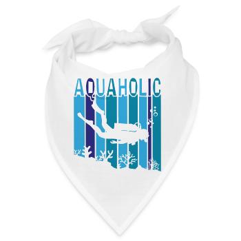 Aquaholic - Bandana - Weiß - Vorne