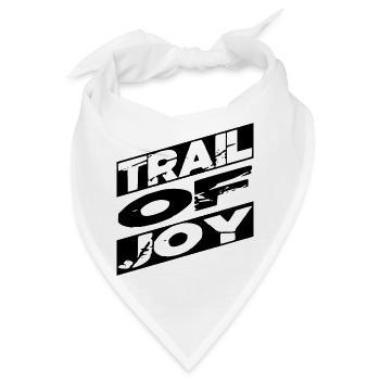 cross-country biking jokes downhill biking - Bandana - Weiß - Vorne