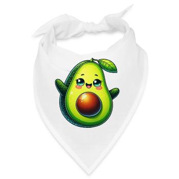 Avocado - Bandana - Weiß - Vorne