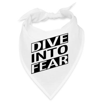 joke cool acts of courage inner courage - Bandana - Weiß - Vorne