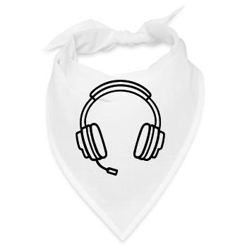 Gaming-Headset - Bandana - Weiß - Vorne