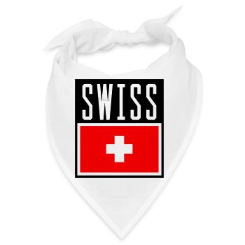 swiss - Bandana - Weiß - Vorne