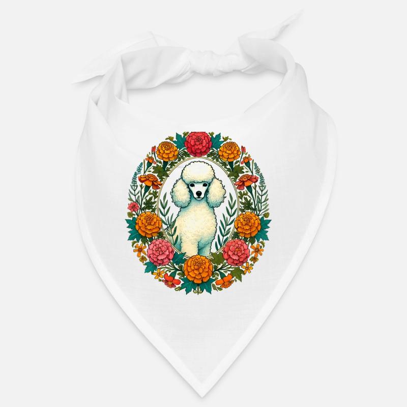 Caniche souci Bandana