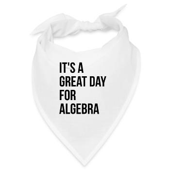 Algebra Algebra Algebra - Bandana - Weiß - Vorne