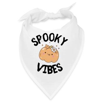 Halloween Spooky - Bandana - Weiß - Vorne