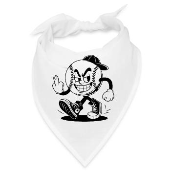 Baseball mit einem selbstbewussten - Bandana - Weiß - Vorne