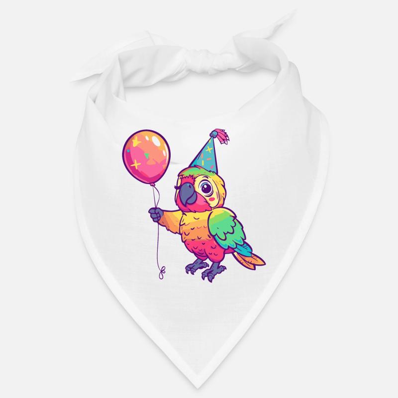 Parrot Birthday Comic Cute Bandana