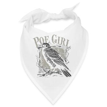 Für Poe-Liebhaberinnen - Bandana - Weiß - Vorne