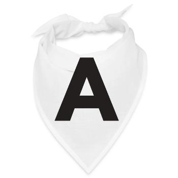 A - Bandana - Weiß - Vorne