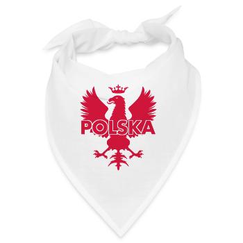 Polska Eagle - Polen - Adler - Poland - Bandana - Weiß - Vorne