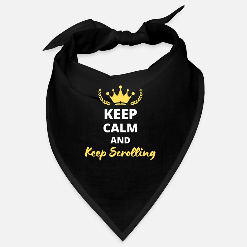 "Keep Calm and Keep Scrolling" - Screen Addict Bandana