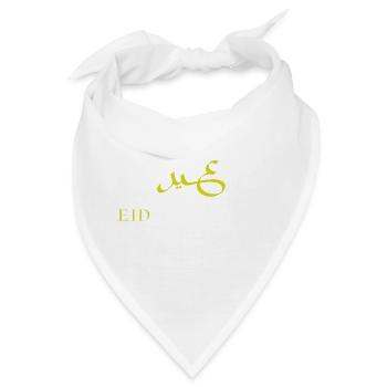 Islam Eid Mubarak - Bandana - Weiß - Vorne