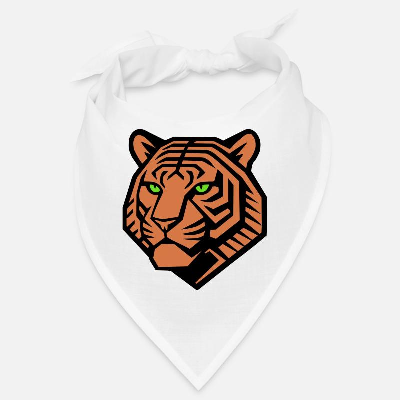 Tigre géométrique - Conception vectorielle Bandana