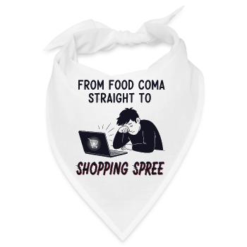 Black Friday Shopping Spree - Bandana - Weiß - Vorne