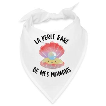 Das seltene Juwel meiner Mutter - Bandana - Weiß - Vorne