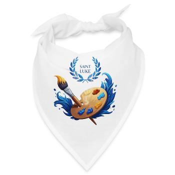 Saint Luke: Künstlerische Vision - Bandana - Weiß - Vorne