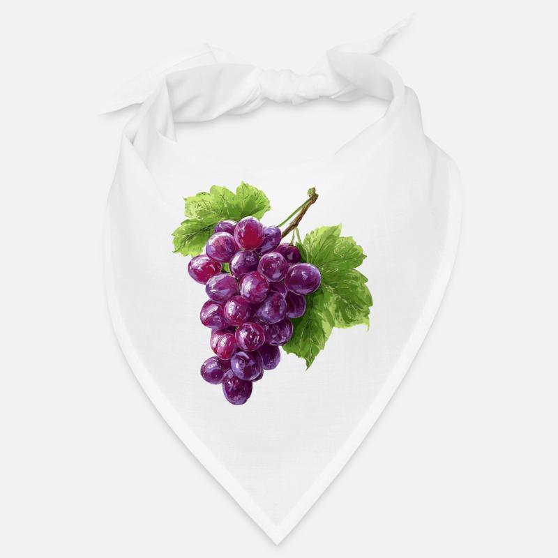 rote Weintrauben Bandana