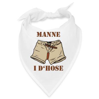 Schwinger T-Shirt Zwilchhose Schweizer Fanartikel  - Bandana - Weiß - Vorne