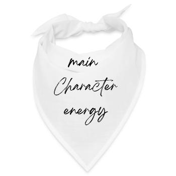 Energie des Hauptcharakters - Bandana - Weiß - Vorne