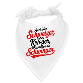 Krieger Schwinger - Bandana - Weiß - Vorne