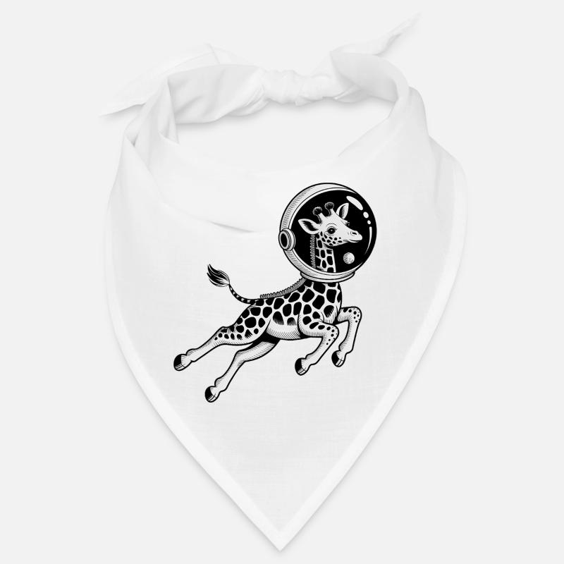 Girafe dans l'espace - Logo Cool Astonomy Bandana
