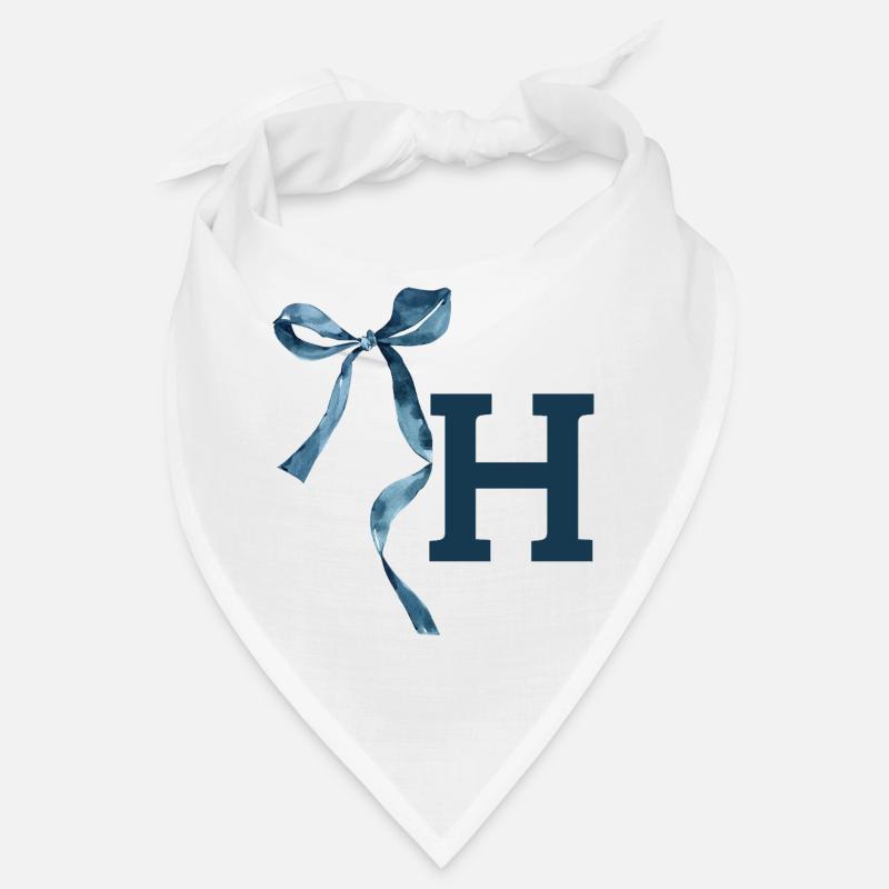 Monogram h Geschenkidee Bandana